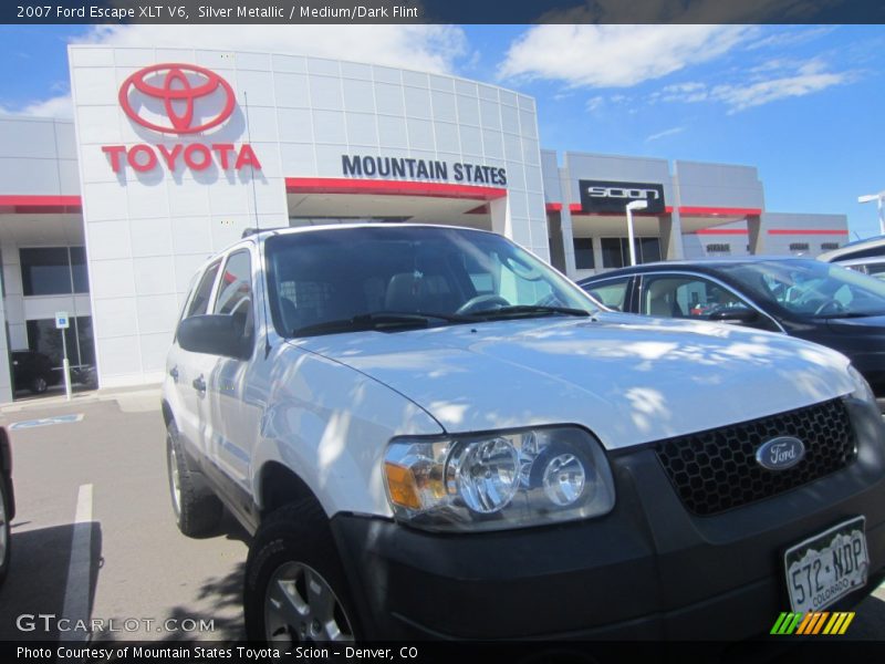 Silver Metallic / Medium/Dark Flint 2007 Ford Escape XLT V6