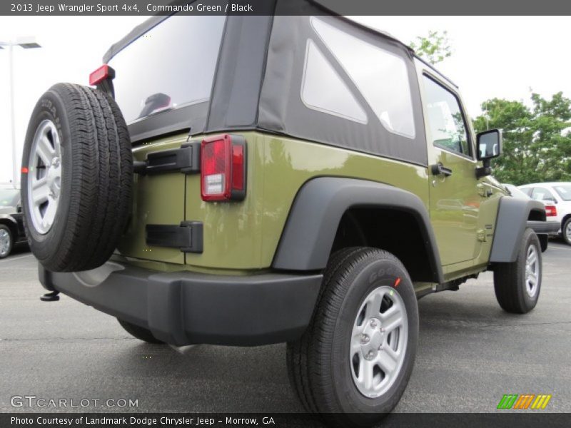 Commando Green / Black 2013 Jeep Wrangler Sport 4x4