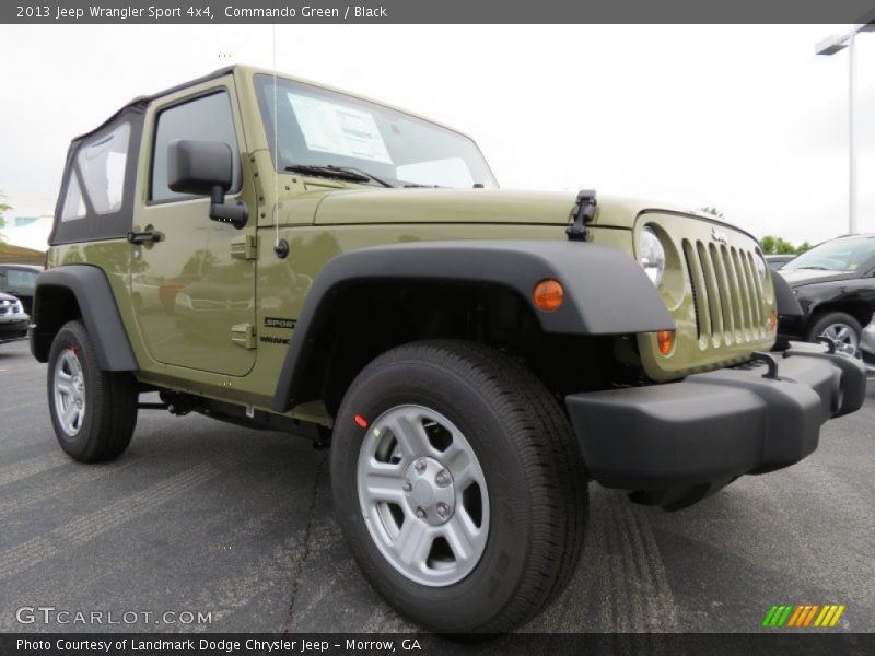 Commando Green / Black 2013 Jeep Wrangler Sport 4x4