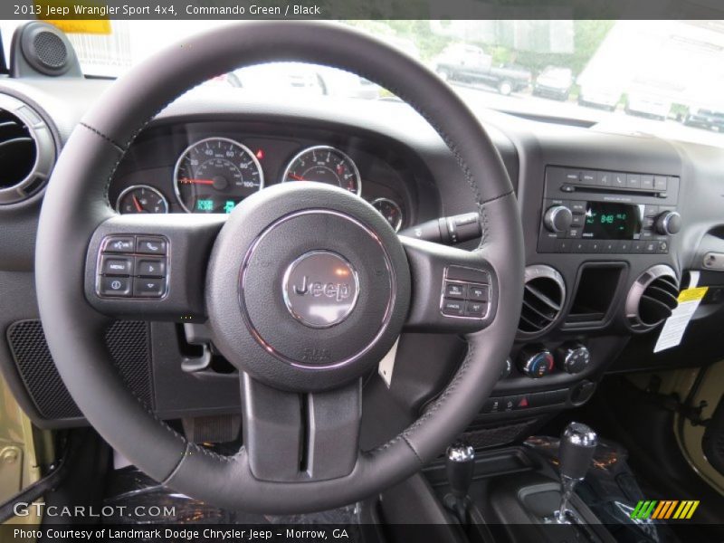 Commando Green / Black 2013 Jeep Wrangler Sport 4x4