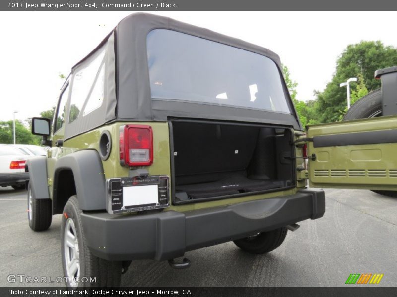 Commando Green / Black 2013 Jeep Wrangler Sport 4x4