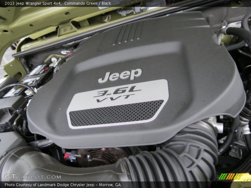 Commando Green / Black 2013 Jeep Wrangler Sport 4x4