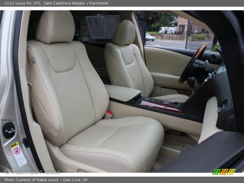 Front Seat of 2012 RX 350