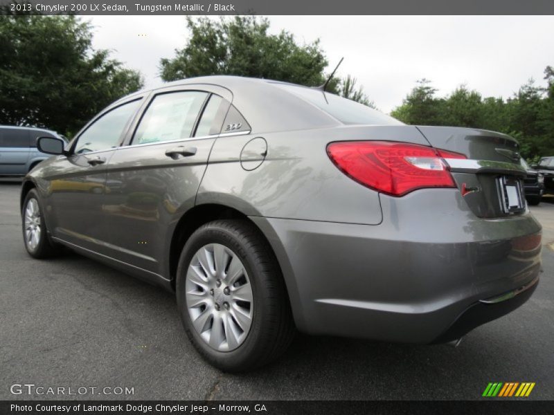 Tungsten Metallic / Black 2013 Chrysler 200 LX Sedan