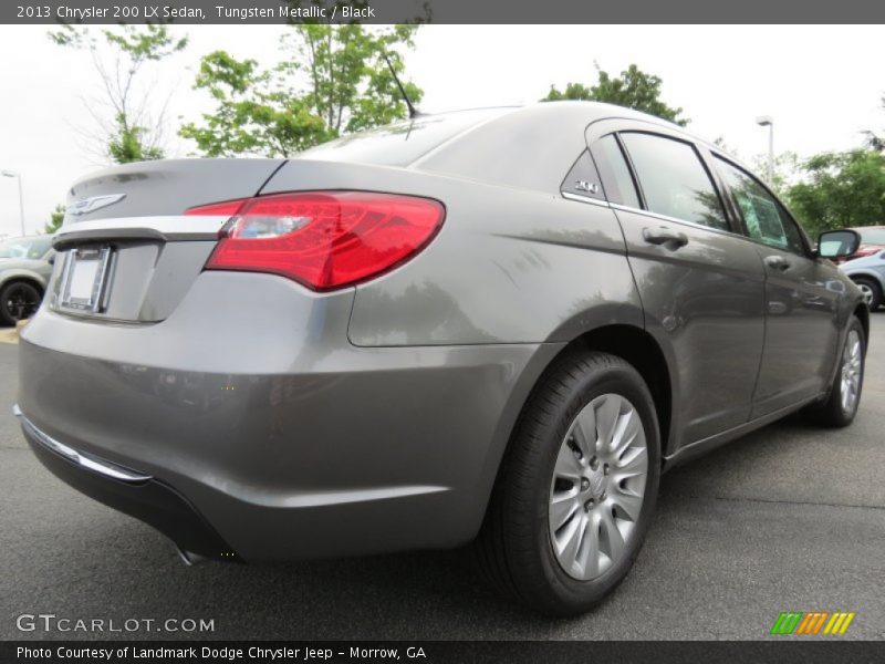 Tungsten Metallic / Black 2013 Chrysler 200 LX Sedan
