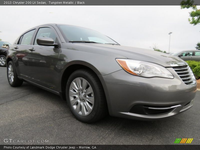 Tungsten Metallic / Black 2013 Chrysler 200 LX Sedan