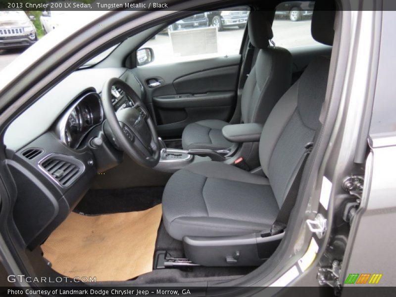 Tungsten Metallic / Black 2013 Chrysler 200 LX Sedan