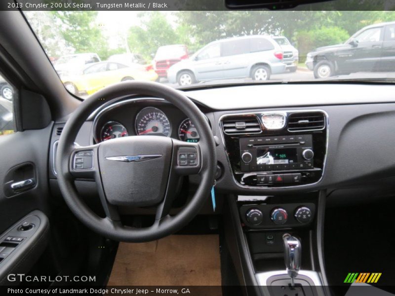 Tungsten Metallic / Black 2013 Chrysler 200 LX Sedan