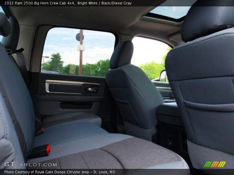Bright White / Black/Diesel Gray 2013 Ram 2500 Big Horn Crew Cab 4x4