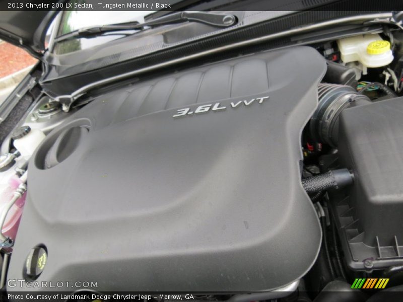 Tungsten Metallic / Black 2013 Chrysler 200 LX Sedan