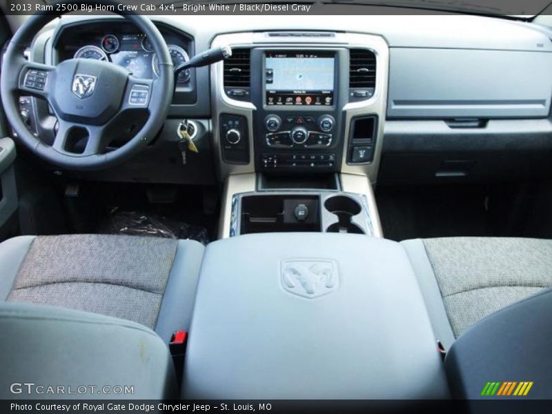 Dashboard of 2013 2500 Big Horn Crew Cab 4x4