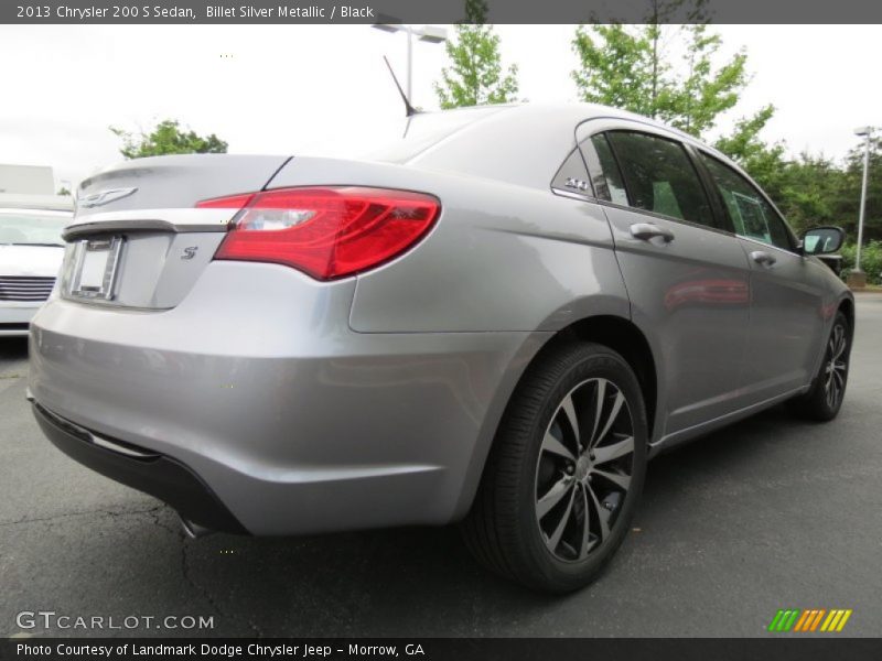 Billet Silver Metallic / Black 2013 Chrysler 200 S Sedan