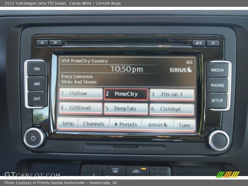Candy White / Cornsilk Beige 2012 Volkswagen Jetta TDI Sedan
