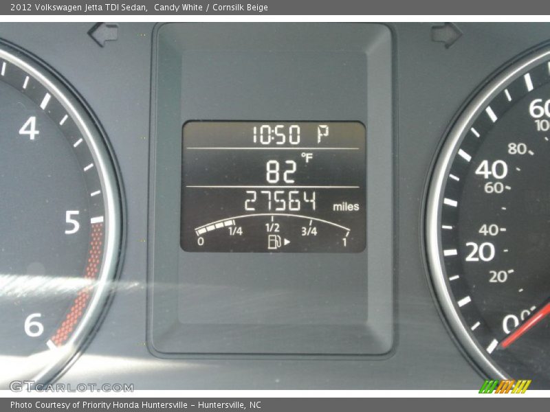 Candy White / Cornsilk Beige 2012 Volkswagen Jetta TDI Sedan