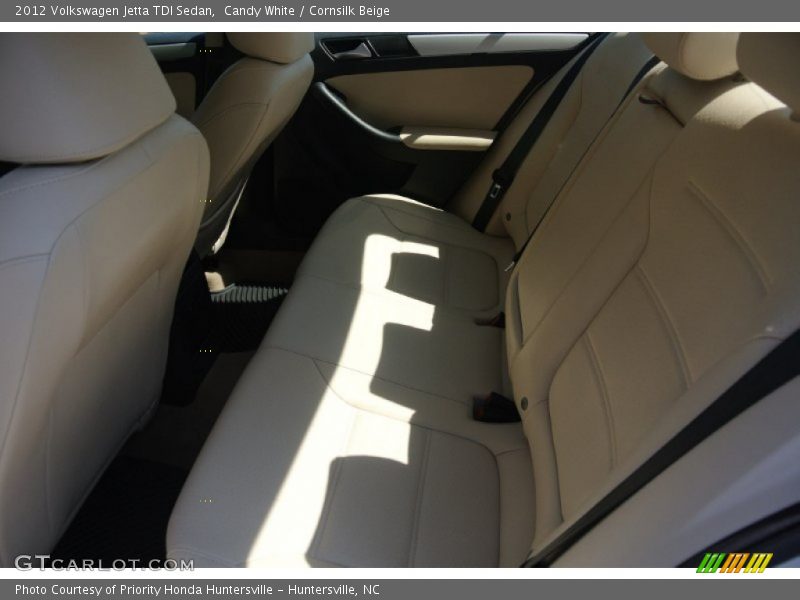 Candy White / Cornsilk Beige 2012 Volkswagen Jetta TDI Sedan