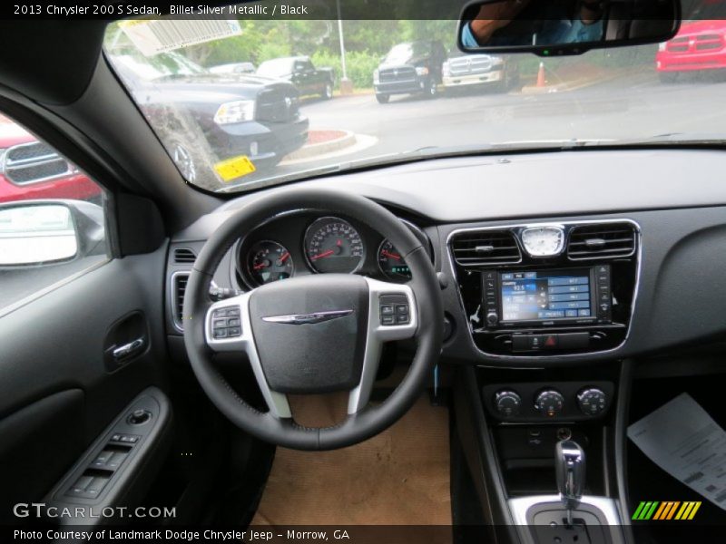 Billet Silver Metallic / Black 2013 Chrysler 200 S Sedan
