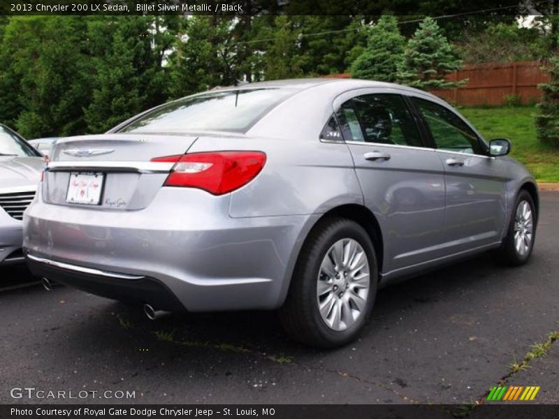 Billet Silver Metallic / Black 2013 Chrysler 200 LX Sedan