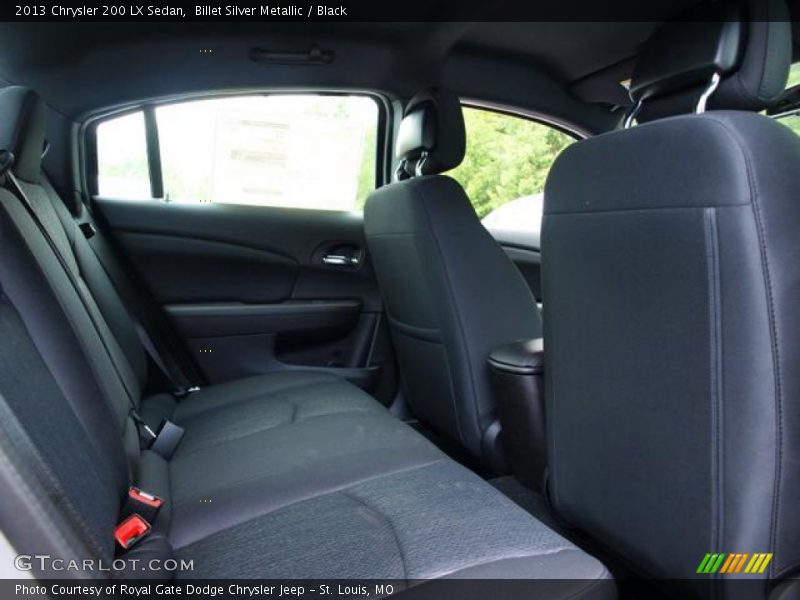 Billet Silver Metallic / Black 2013 Chrysler 200 LX Sedan