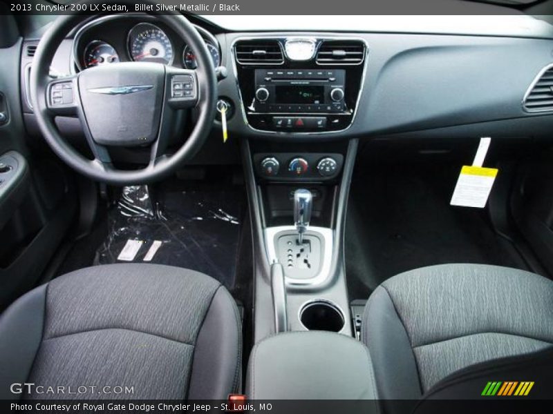 Billet Silver Metallic / Black 2013 Chrysler 200 LX Sedan