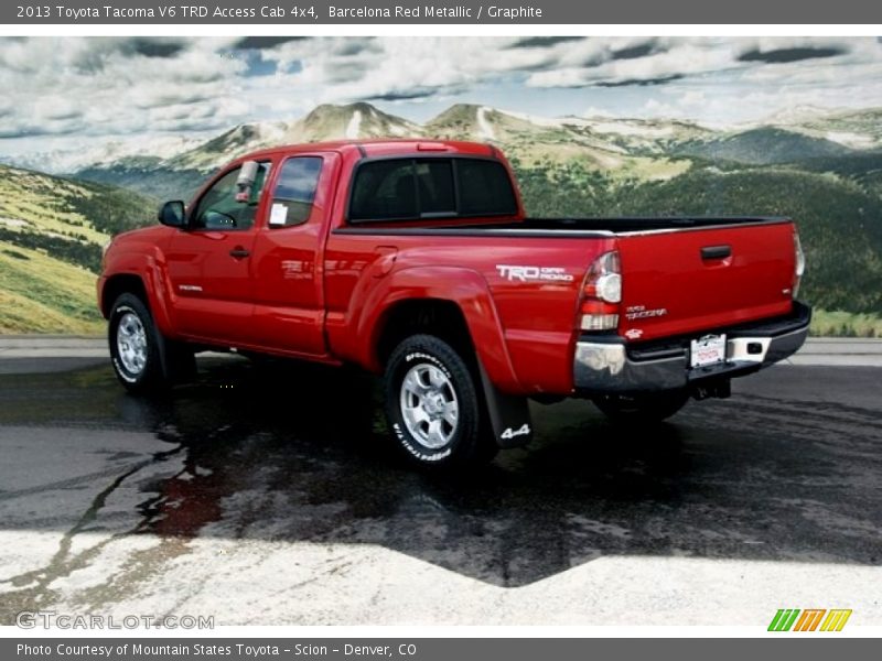 Barcelona Red Metallic / Graphite 2013 Toyota Tacoma V6 TRD Access Cab 4x4