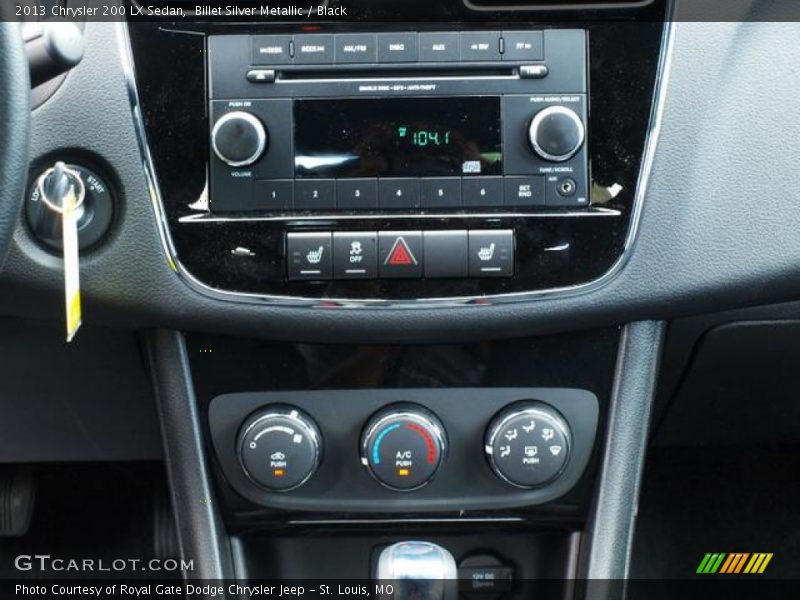 Billet Silver Metallic / Black 2013 Chrysler 200 LX Sedan