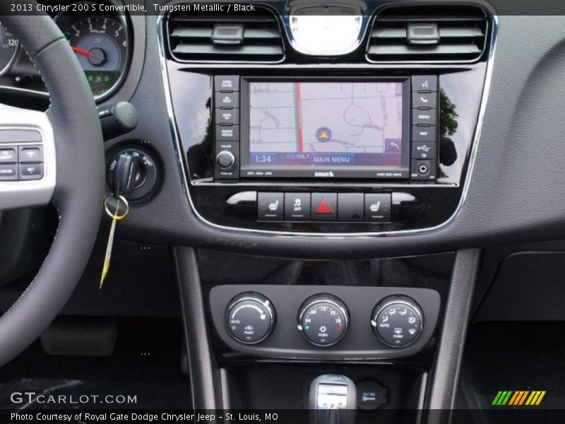 Tungsten Metallic / Black 2013 Chrysler 200 S Convertible