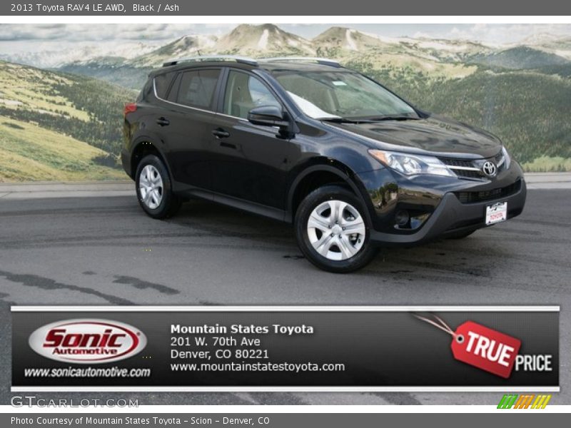 Black / Ash 2013 Toyota RAV4 LE AWD