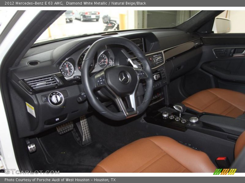  2012 E 63 AMG Natural Beige/Black Interior