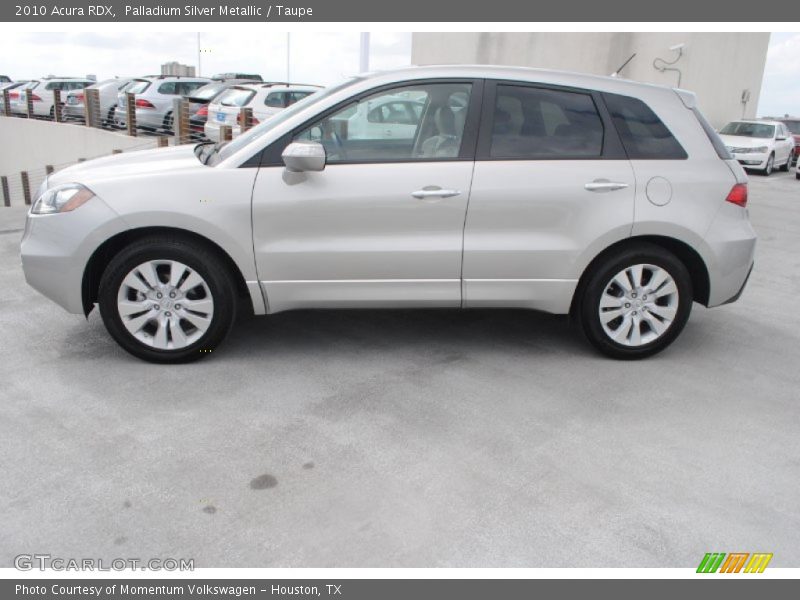 Palladium Silver Metallic / Taupe 2010 Acura RDX