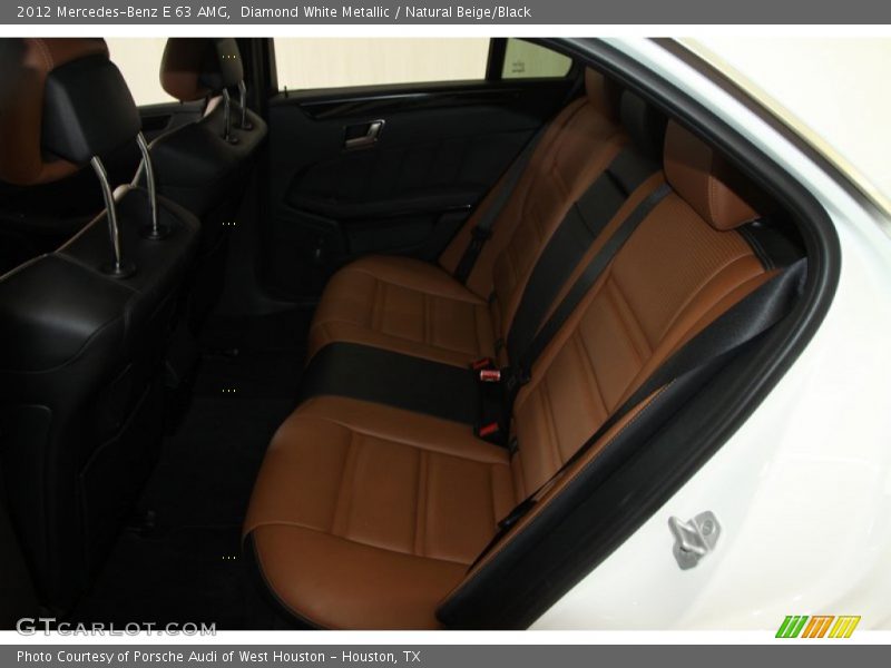 Diamond White Metallic / Natural Beige/Black 2012 Mercedes-Benz E 63 AMG