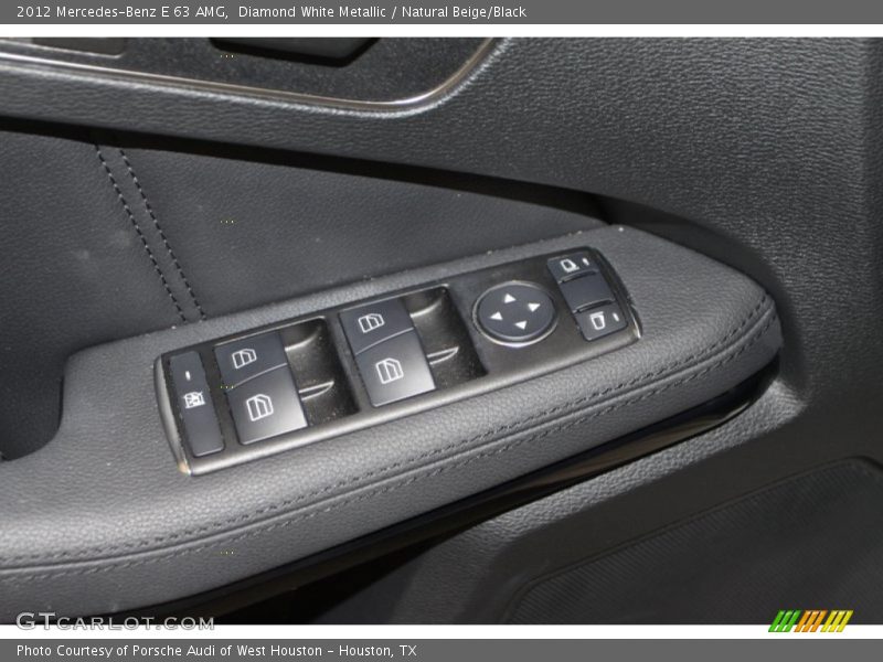 Diamond White Metallic / Natural Beige/Black 2012 Mercedes-Benz E 63 AMG