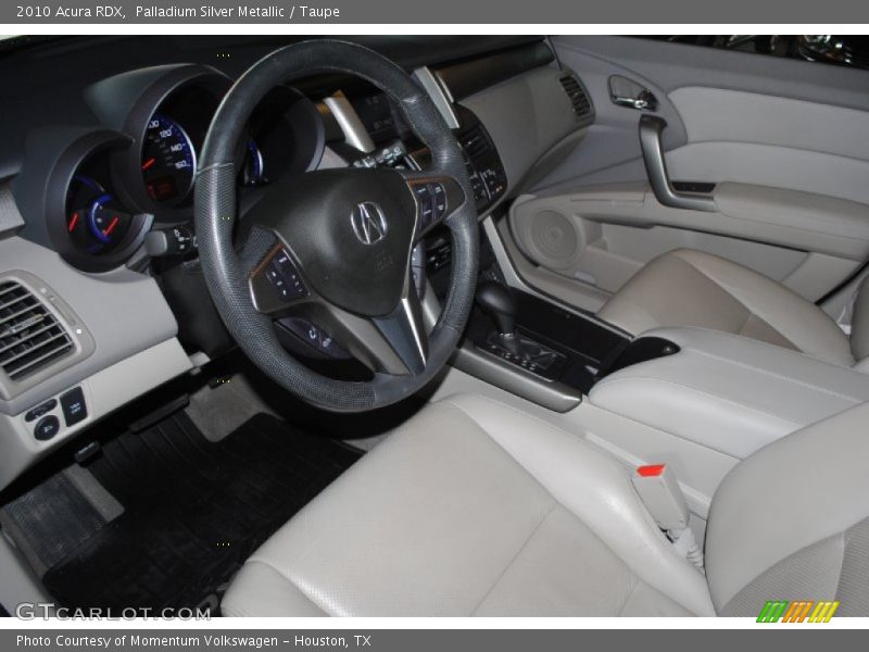 Palladium Silver Metallic / Taupe 2010 Acura RDX
