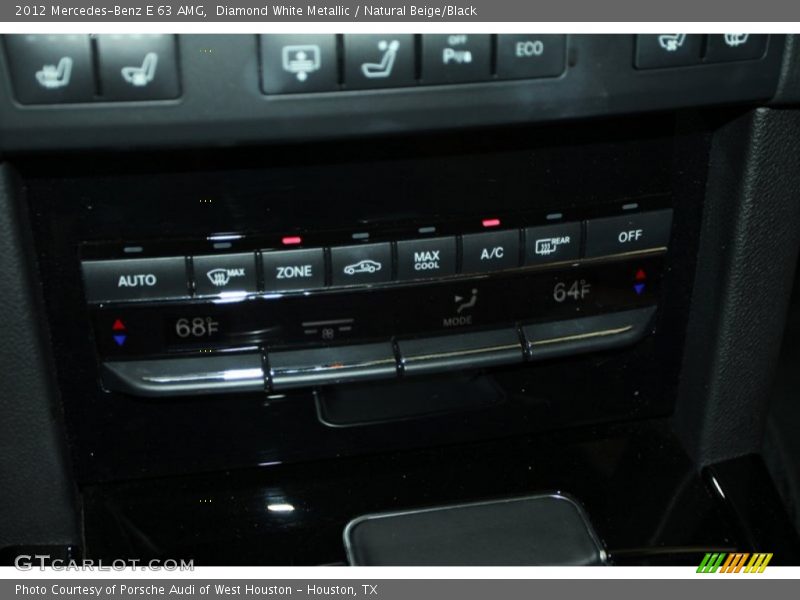 Diamond White Metallic / Natural Beige/Black 2012 Mercedes-Benz E 63 AMG