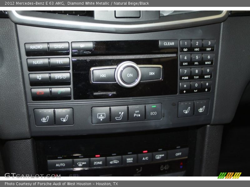 Diamond White Metallic / Natural Beige/Black 2012 Mercedes-Benz E 63 AMG