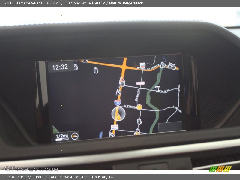 Diamond White Metallic / Natural Beige/Black 2012 Mercedes-Benz E 63 AMG