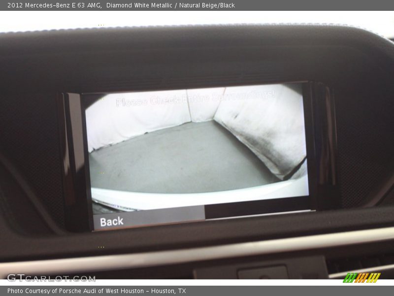 Diamond White Metallic / Natural Beige/Black 2012 Mercedes-Benz E 63 AMG