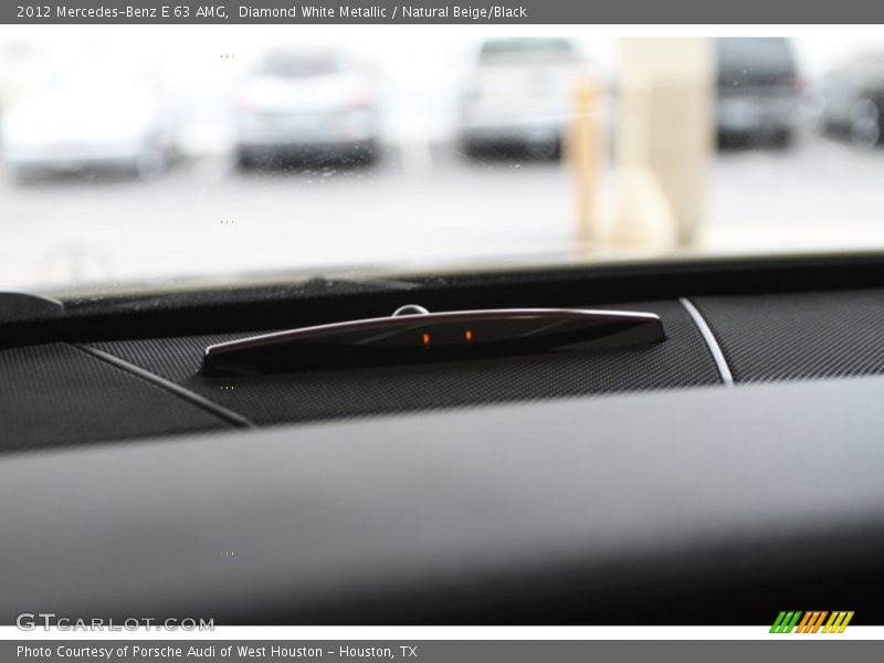 Diamond White Metallic / Natural Beige/Black 2012 Mercedes-Benz E 63 AMG