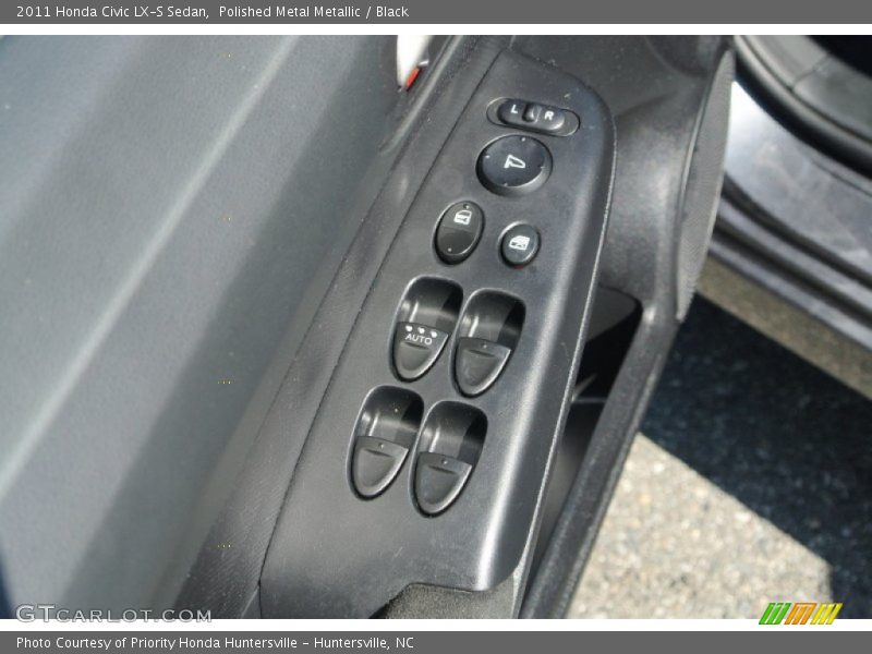 Polished Metal Metallic / Black 2011 Honda Civic LX-S Sedan