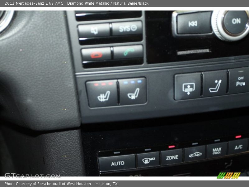 Diamond White Metallic / Natural Beige/Black 2012 Mercedes-Benz E 63 AMG