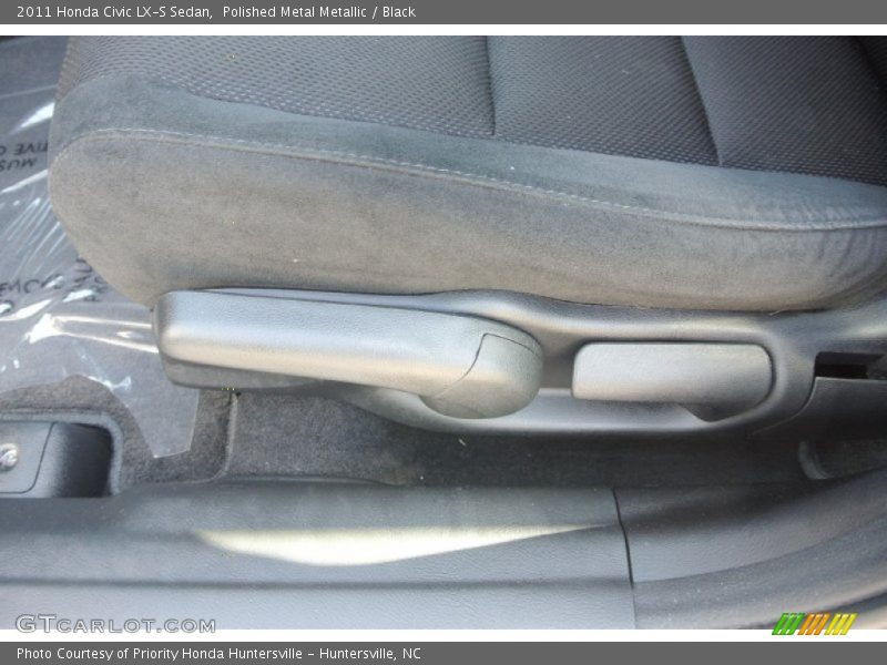 Polished Metal Metallic / Black 2011 Honda Civic LX-S Sedan