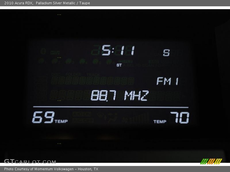 Palladium Silver Metallic / Taupe 2010 Acura RDX