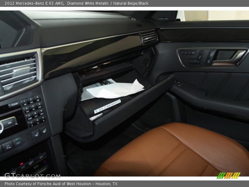 Diamond White Metallic / Natural Beige/Black 2012 Mercedes-Benz E 63 AMG