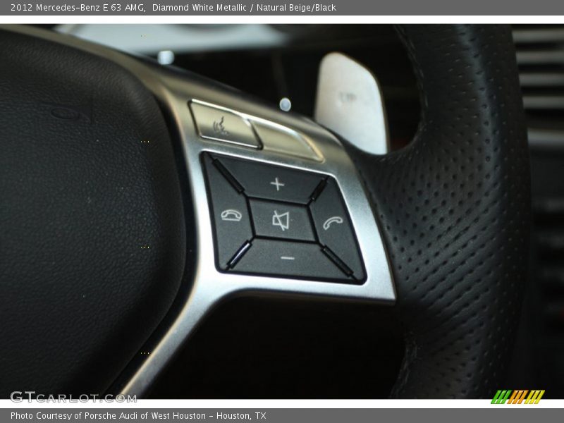 Diamond White Metallic / Natural Beige/Black 2012 Mercedes-Benz E 63 AMG