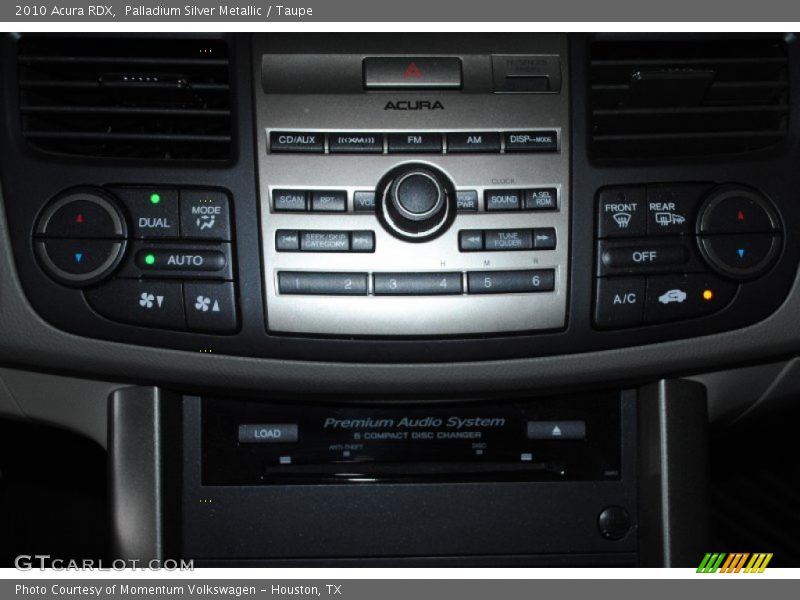 Palladium Silver Metallic / Taupe 2010 Acura RDX