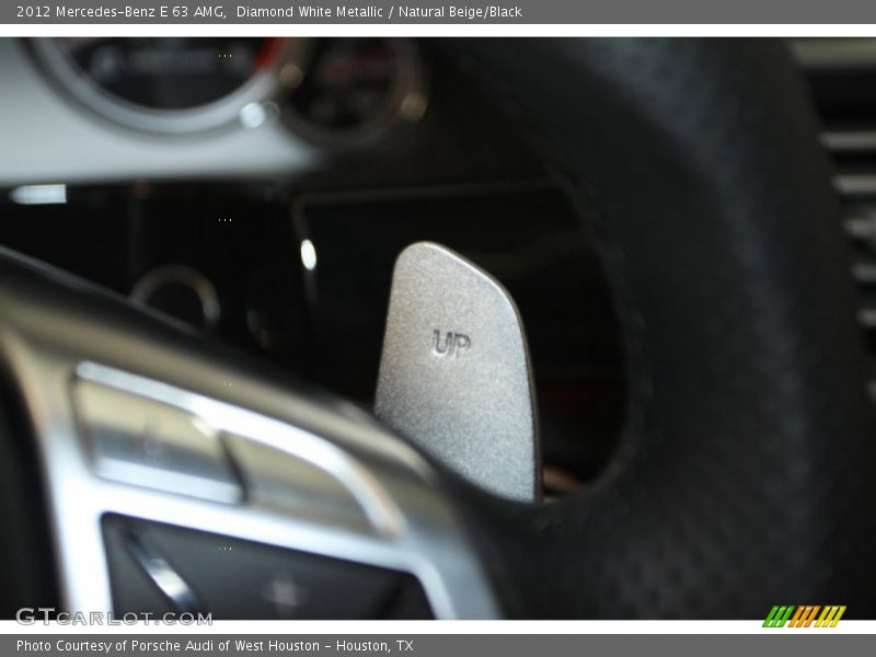 Diamond White Metallic / Natural Beige/Black 2012 Mercedes-Benz E 63 AMG