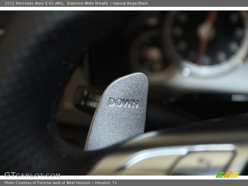 Diamond White Metallic / Natural Beige/Black 2012 Mercedes-Benz E 63 AMG