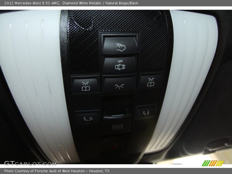 Diamond White Metallic / Natural Beige/Black 2012 Mercedes-Benz E 63 AMG
