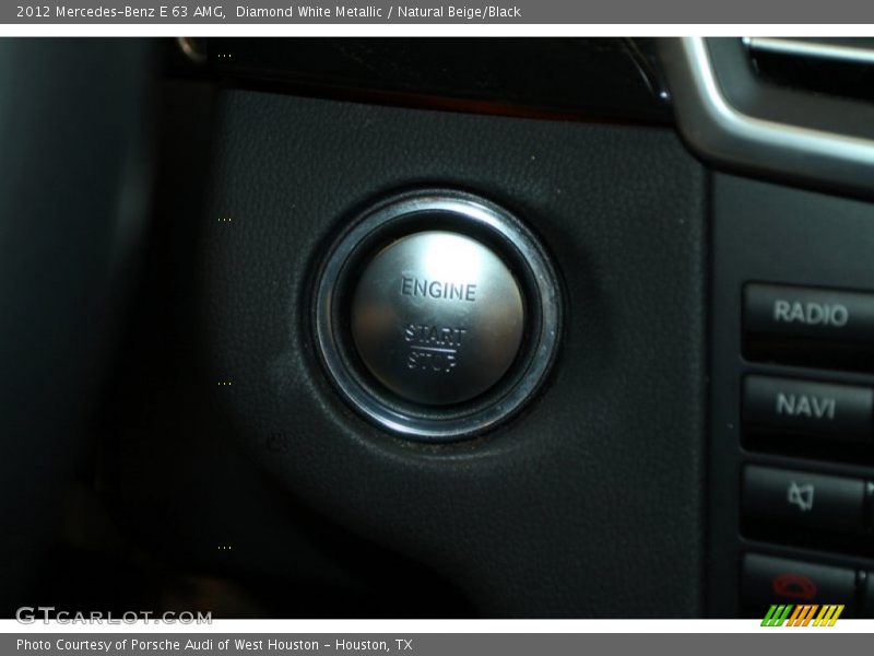 Diamond White Metallic / Natural Beige/Black 2012 Mercedes-Benz E 63 AMG