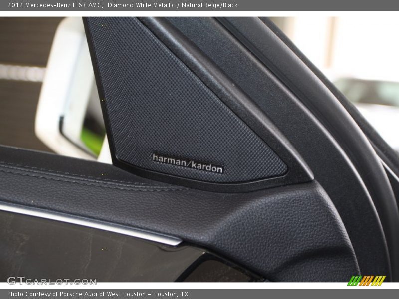 Diamond White Metallic / Natural Beige/Black 2012 Mercedes-Benz E 63 AMG