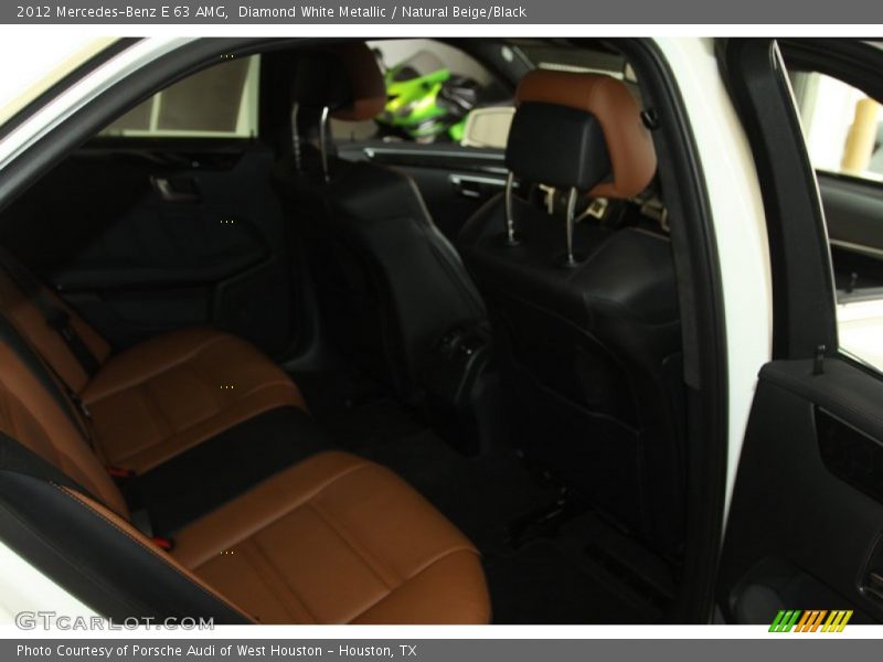 Diamond White Metallic / Natural Beige/Black 2012 Mercedes-Benz E 63 AMG